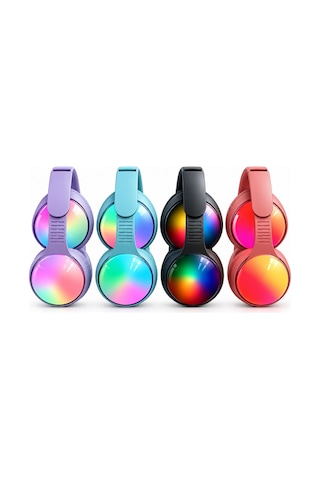 Platoon Pl-2655 Rgb Işıklı Bluetooth Kablosuz Kulaklık