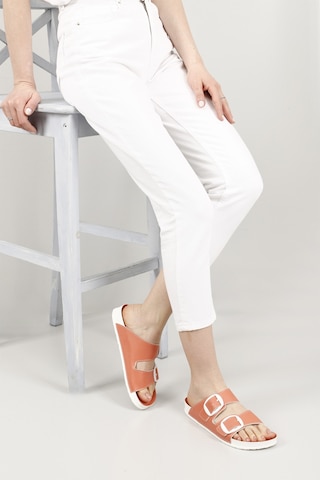 Gönderi R Oranj Tokalı Günlük Terlik Turuncu