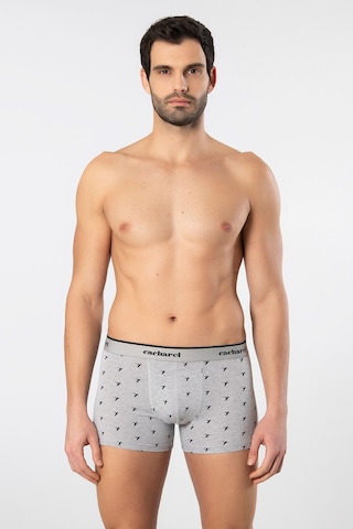 Cacharel Erkek Desenli Likralı Boxer 3'lü Paket 1339/siyah 4 Siyah
