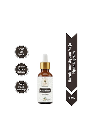 Karabiber Uçucu Yağı 5 Ml %100 Saf Ve Doğal