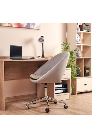 Just Home Olivya Çalışma Sandalyesi - Gri Gri