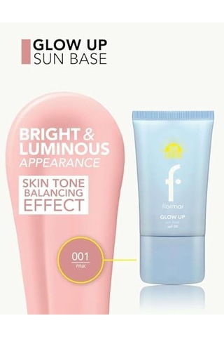 Sun Lovers Glow Up Nemlendirici Etkili & Işıltılı Bitişli Güneş Koruyucu Baz Spf50-001 Şeffaf