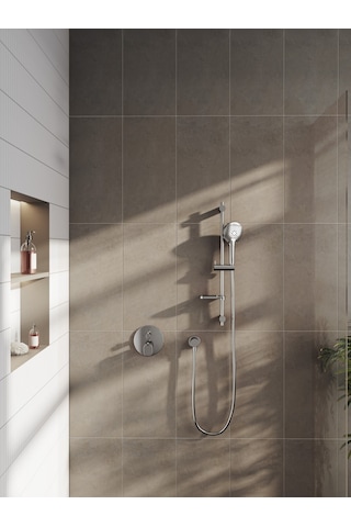 Artema Bliss A45743 3f Sürgülü El Duşu Takımı, Krom Gümüş