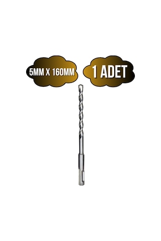 Beton Hilti Ucu Duvar Delme Hilti Delici Matkap Ucu Delici 5mm X 160mm 1 Adet