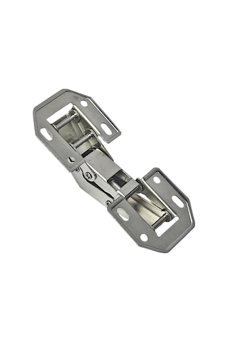 Tassız Deliksiz Menteşe 90 Yuvasız Mobilya Dolap Kapak Menteşesi -2 Adet