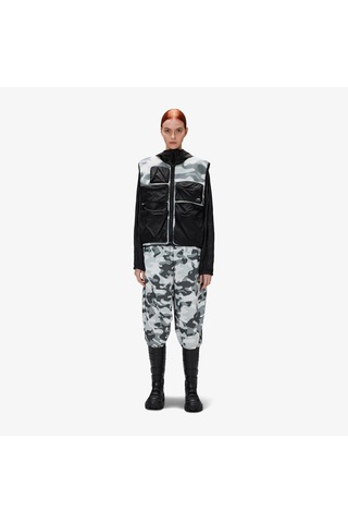 Raıns Rains Dili Mesh Vest Unisex Gri Yelek