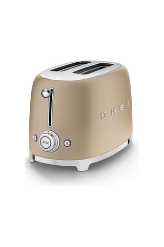 Smeg TSF01 2 Dilim Ekmek Kızartma Makinesi Mat Altın