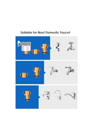 Pazly Genişletilebilir Bahçe Hortumu, Pratik Esnek Su Hortumu - Zemin Yıkama, Bahçe Sulama, Hayvan Temizliği, Memeli Bağlantı