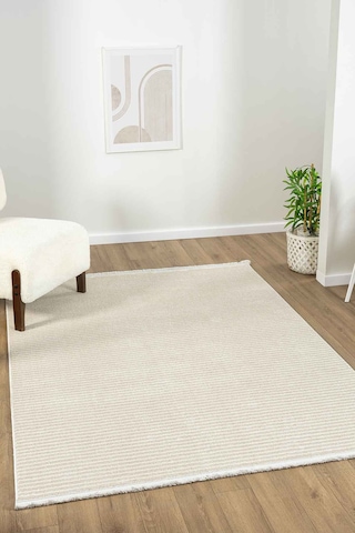 Ventura Bej Multi Shaggy Yumuşak Post Peluş Salon Oturma Odası Halısı Vnt109