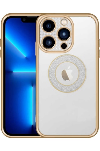 Apple Uyumlu iPhone 13 Pro Kılıf Kamera Korumalı Logo Gösteren Zore Esta Kılıf