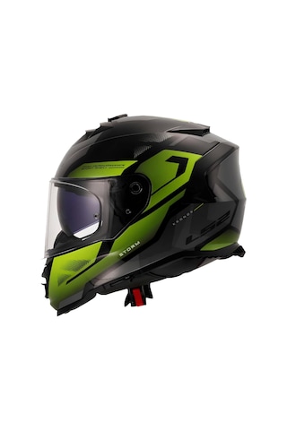 Ls2 Storm 2 Kronos Kapalı Kask Gri - Sarı