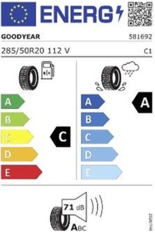 Goodyear 285/50 R20 112V Efficientgrip 2 Suv Yaz Lastiği 2023