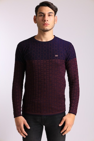 Bearraybon Erkek Triko Kazak Bordo (504888343) Bordo