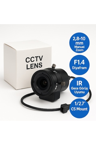 2mp 2.8-10mm F1.4 Auto Iris Ir Destekli Cctv Güvenlik Lensi Tv2810d-mpır 2mp 2.8-10mm F1.4 Auto Iris Ir Destekli Cctv Güvenlik Lensi Tv2810d-mpır