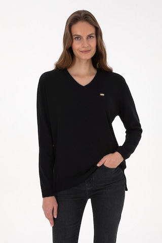 U.s. Polo Assn. Kadın Siyah Kazak /triko 50313598-vr046 Sıyah