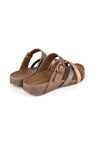 Muya Gizeh Anatomik Kadın Terlik Bronz 38