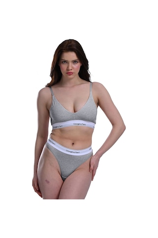 Likralı 6'lı Kutu Premium Günlük Kullanıma Uygun Yazılı Slip Külot Gloria Resimdeki Renk