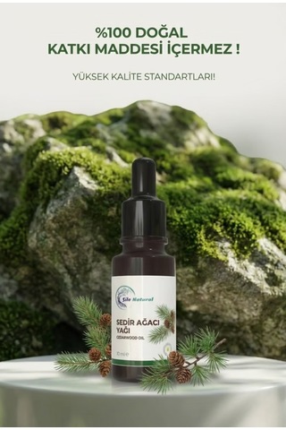 %100 Saf Sedir Ağacı Yağı Doğal Saç Ve Cilt Bakım Yağı 10 Ml Aromaterapi Uçucu Yağ