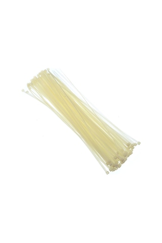 Tek-iş Plastik Kablo Bağı Cırt Kelepçe 292 Mm X 3.6 Mm Beyaz 100 Adet Poşet