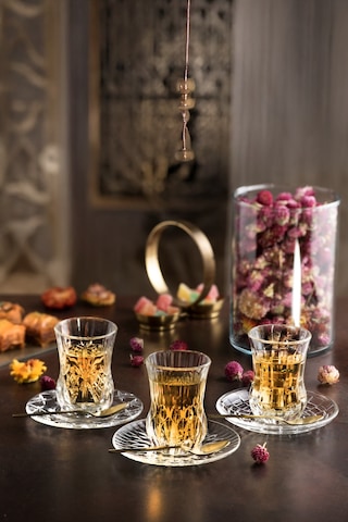 Rcr Adagio 6'lı Çay Bardağı Takımı Şeffaf