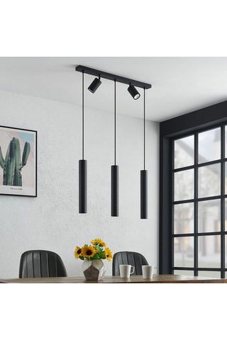 Archio Üçlü Spotlu Ledli Sıralı Sarkıt Avize Çok Renkli