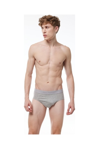 Malabadi Gri Erkek 5 Li Modal Slip Külot 052 Gri