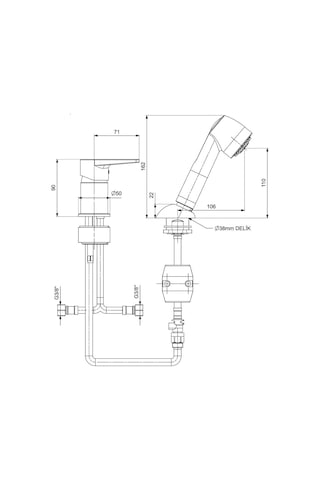 Eca Dalia Berber Lavabo Bataryası - 102110107 Diğer