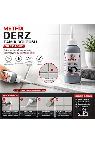 Derz Tamir Dolgusu Gri 220 Gr