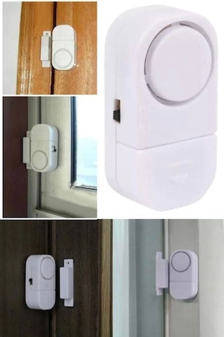 5 Adet Cam Pencere Kapı Pvc Engelleyici Güvenlik Ürünleri Manyetik Alarm Set