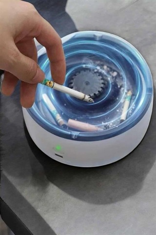 Northcity Elektronik Küllük Duman Giderici Hava Temizleyici - Sigara Kokusu Ve Duman Giderici