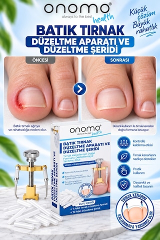 Onomo Health Batık Tırnak Düzeltici Batık Tırnak Çıkartıcı