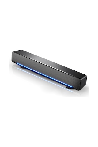 Geeroyoo Usb Güçlü Hoparlör Çubuk - Derin Bas Ve Stereo Ses İçin Pc, Laptop, Telefon Uyumlu