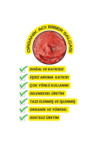 Furkan Telbisoğlu Maraş Yöresi Acı Biber Salçası Katkısız Yöresel 500 G