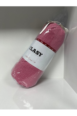 Clasy Ranforce Lastikli Çarşaf Seti Çift Kişilik Kırçıllı Kiraz Rengi Çok Renkli