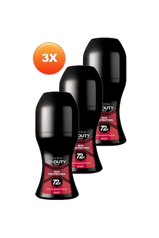 Avon OnDuty Max Protection Erkek Rollon 3 x 50 ML