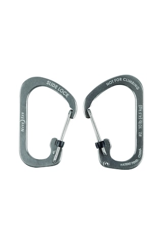 Nite Ize Slidelock Paslanmaz Çelik Karabina 2 Çok Renkli