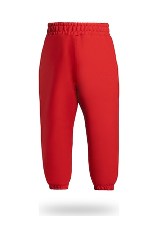 Heyadventure Erkek / Kız Çocuk Cepsiz Jogger Eşofman Altı Paçası Lastikli Kırmızı Kırmızı