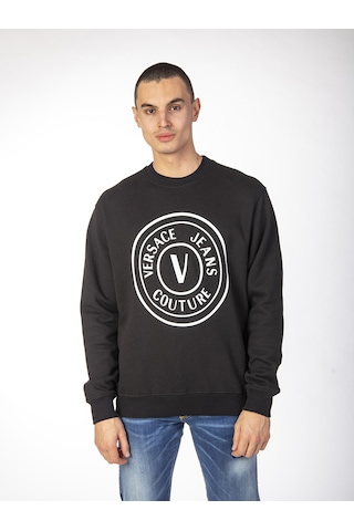 Versace Jeans Couture VERSACE Erkek Sweatshirt VR6398C Siyah