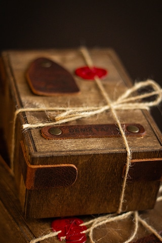 Hediyelik Ahşap Kutu İsimli Küçük