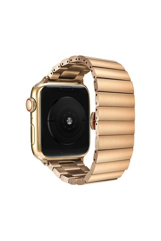 Watch 44mm Uyumlu Krd-41 Metal Zore Kordon-rose Gold