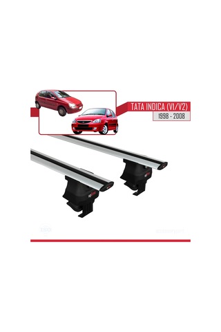 Tata Indica V1/v2 1998-2008 Arası İle Uyumlu Ace-4 Ara Atkı Tavan Barı Gri