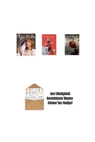 Kalemimle Kırk Sene Ciltli + Hazan + Hayal + Okuma Sticker'ları