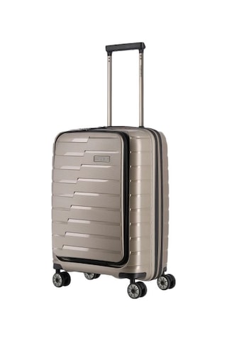 Travelite Ön Cepli Air Base Trolley S Kabin Boy Valiz Açık Kahverengi