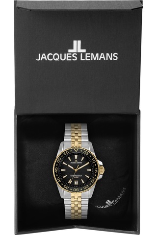 Jacques Lemans 1-2205n Lıverpool Dıver Erkek Kol Saati Gümüş - Siyah