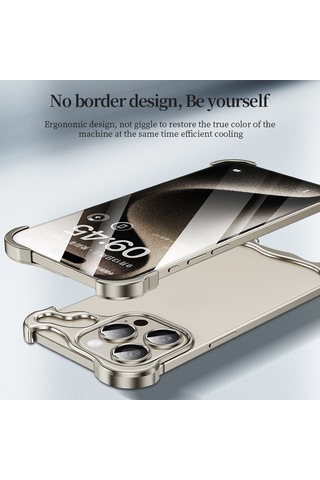 Apple Uyumlu iPhone 15 Pro Max Tampon Kılıfı Kamera Lens Koruyucusu İle Minimalist Ancak Koruyucu Kılıf