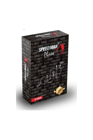 Speed Man Plus Stick Ballı Bitkisel Karışımlı Macun 12'li