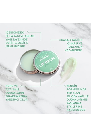 Thalia Yoğun Nemlendirme Etkili Nane Aromalı Dudak Balsamı 12 G
