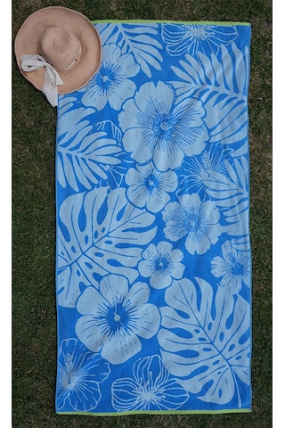 Kadife 90x180 Cm Desenli Kadın & Erkek Outlet Plaj Havlusu Baveno Desen003