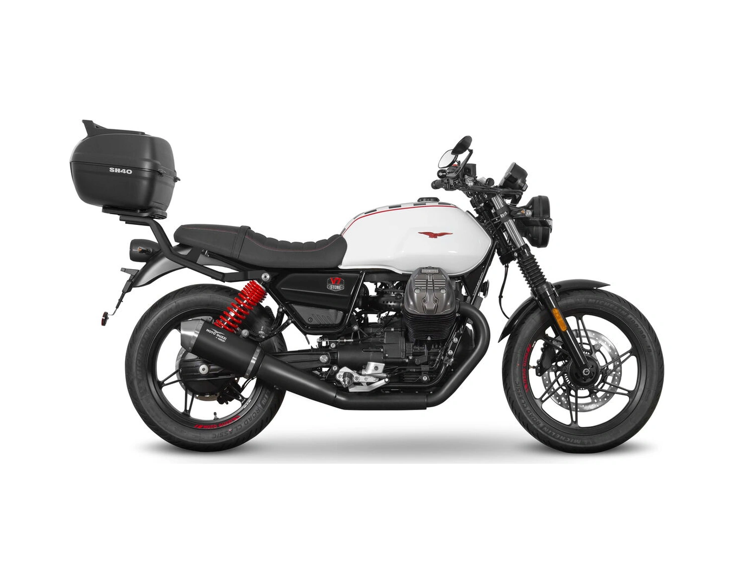 Moto Guzzi V7 Special/stone/ten/corsa Arka Çanta Demiri Shad M0v783st Siyah