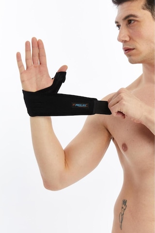 Prolife Ortopedi Baş Parmak Tespit Ateli Dequervain Ateli Sabitleyici Siyah